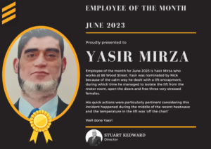 Employee of the Month – June 2023 | Universal Security